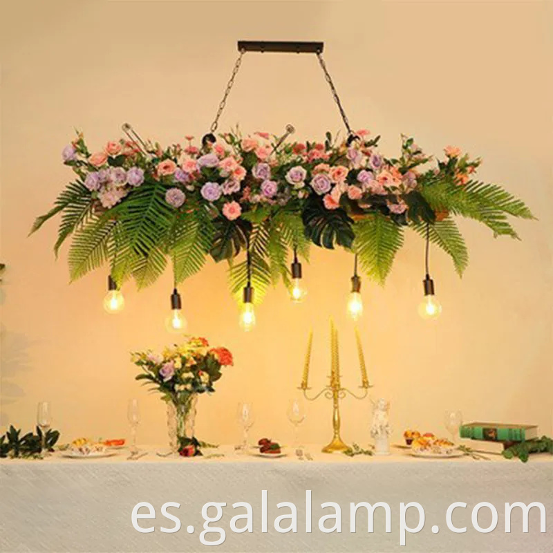 Elegante luz de lámpara LED grande para decoración de restaurantes y jardines